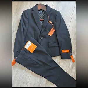 TALLIA Classic Black Kids Suit